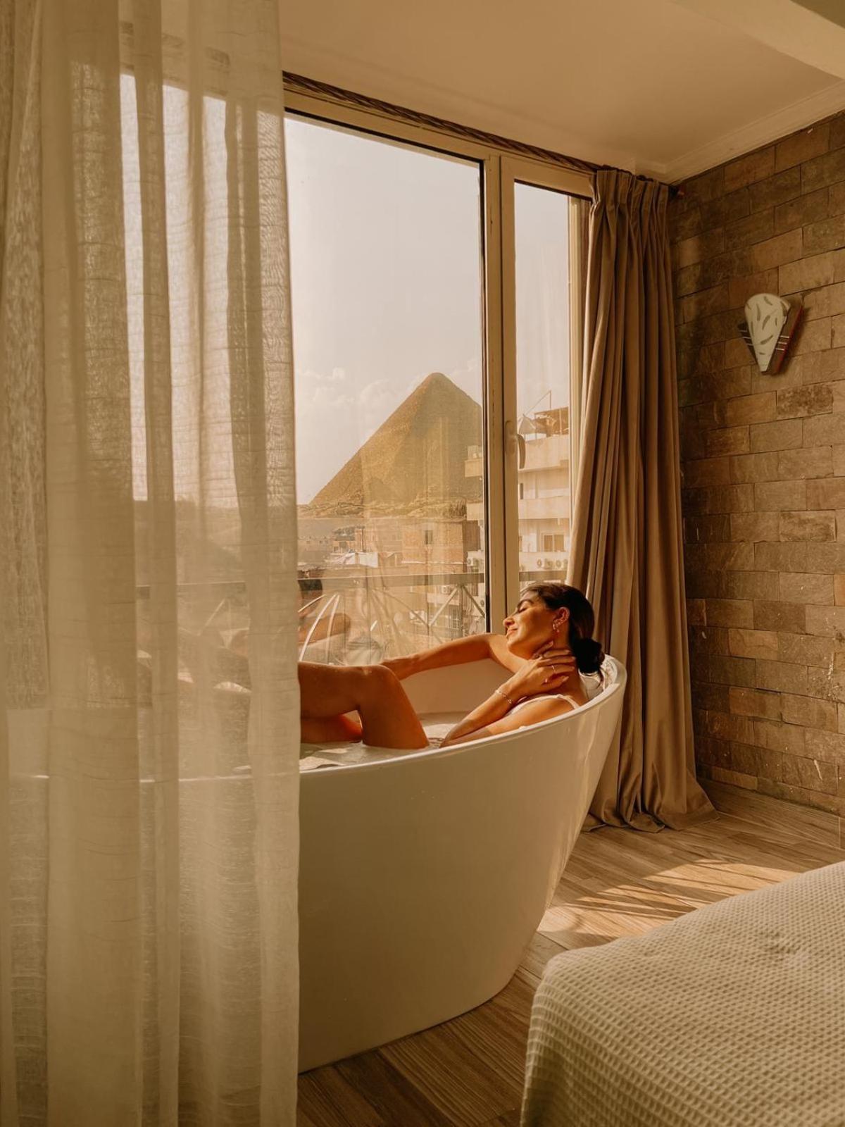 Jimmy Pyramids Hotel Kafret el-Gabal Екстериор снимка